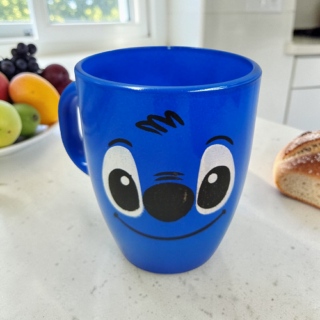TAZA DE VIDRIO STITCH
