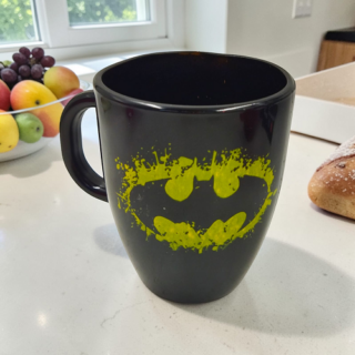 TAZA DE VIDRIO BATMAN