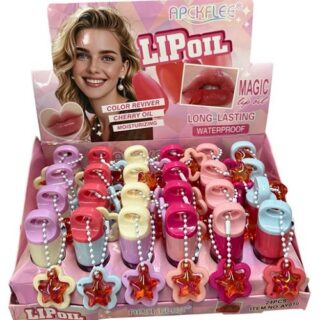 Gloss con llavero estrellas