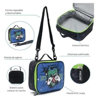 LUNCHERA TERMICA CORREA DINO