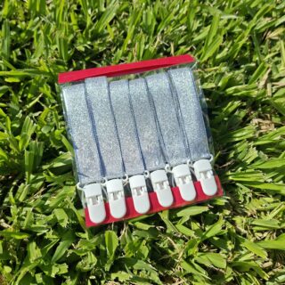 Portachupetes Brillosos Pack x6