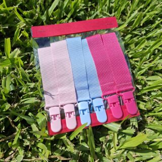 Portachupetes Lisos pack x6