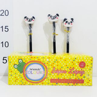 Lapiz con goma pandas