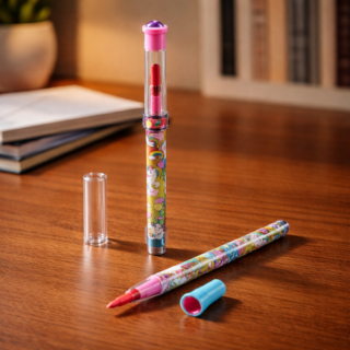 Crayones puntas intercambiables unicornio c/glitter