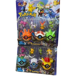 Pokebola x3 + 4 pokemon