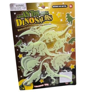 Stickers luminosos dino