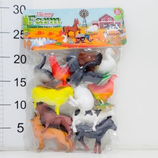 Animales de granja en bolsa