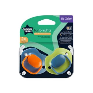 CHUPETES 18-36 MES FUN BIRGHTS 2 PK