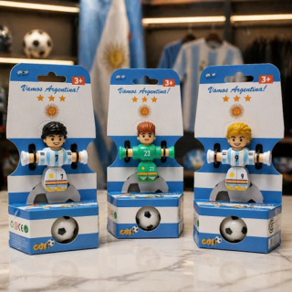 Muñeco pateador arg c/pelota surtido