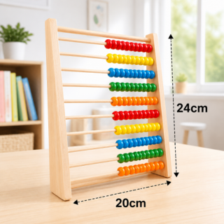 Abaco madera x10filas 20x24cm