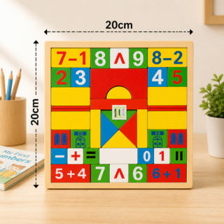 Bloque de madera x42pcs 20x20cm