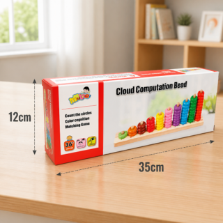 Abaco x10 madera 12X35CM EN CAJA