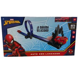 Pista de auto spiderman giro 360