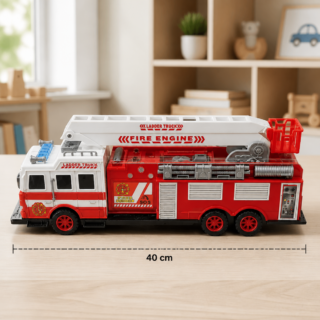 Camion bombero de 40cm en estuche