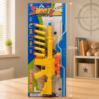 Ametralladora lanza dardo x6 (57cm en blister)