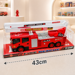 Camion bombero 43cm en estuche