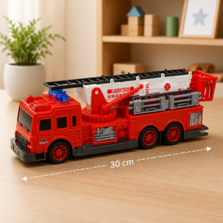 Camion bombero 30cm en estuche