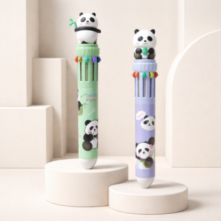 Birome boligrafo multi x10 colores PANDA