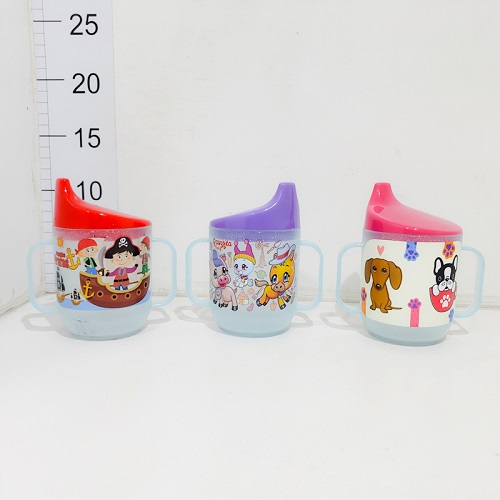 Vaso con dos asas tapa chupeton