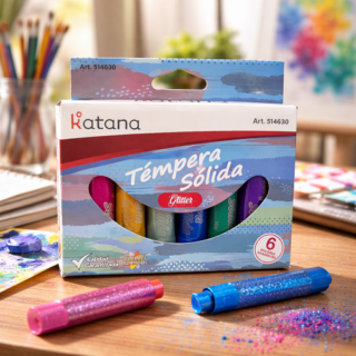 Tempera solida KATANA x6 BRILLO