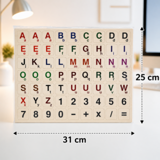 Letras y numeros magneticos mediano 25x31cm
