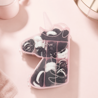 Set colitas y hebillas estuche unicornio