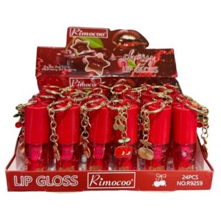 Gloss llavero cereza