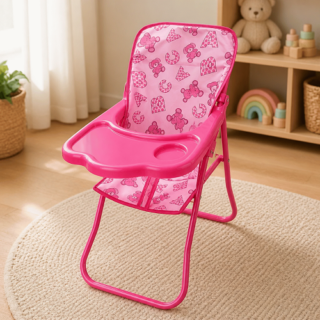 Silla de comer de metal 48cm en bolsa