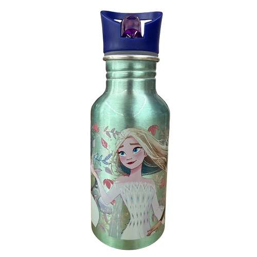 Botella 545ml aluminio Frozen