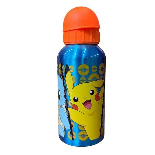 Botella 400ml aluminio Pokemon