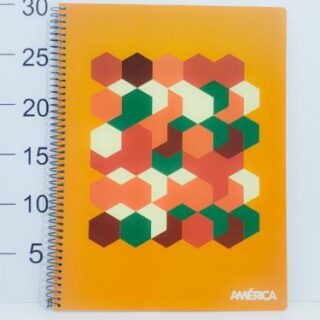 Cuaderno espiral 29,7 t-f. america x80 hojas cuadriculadas