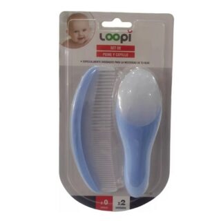 SET DE CEPILLO Y PEINE LOOPI