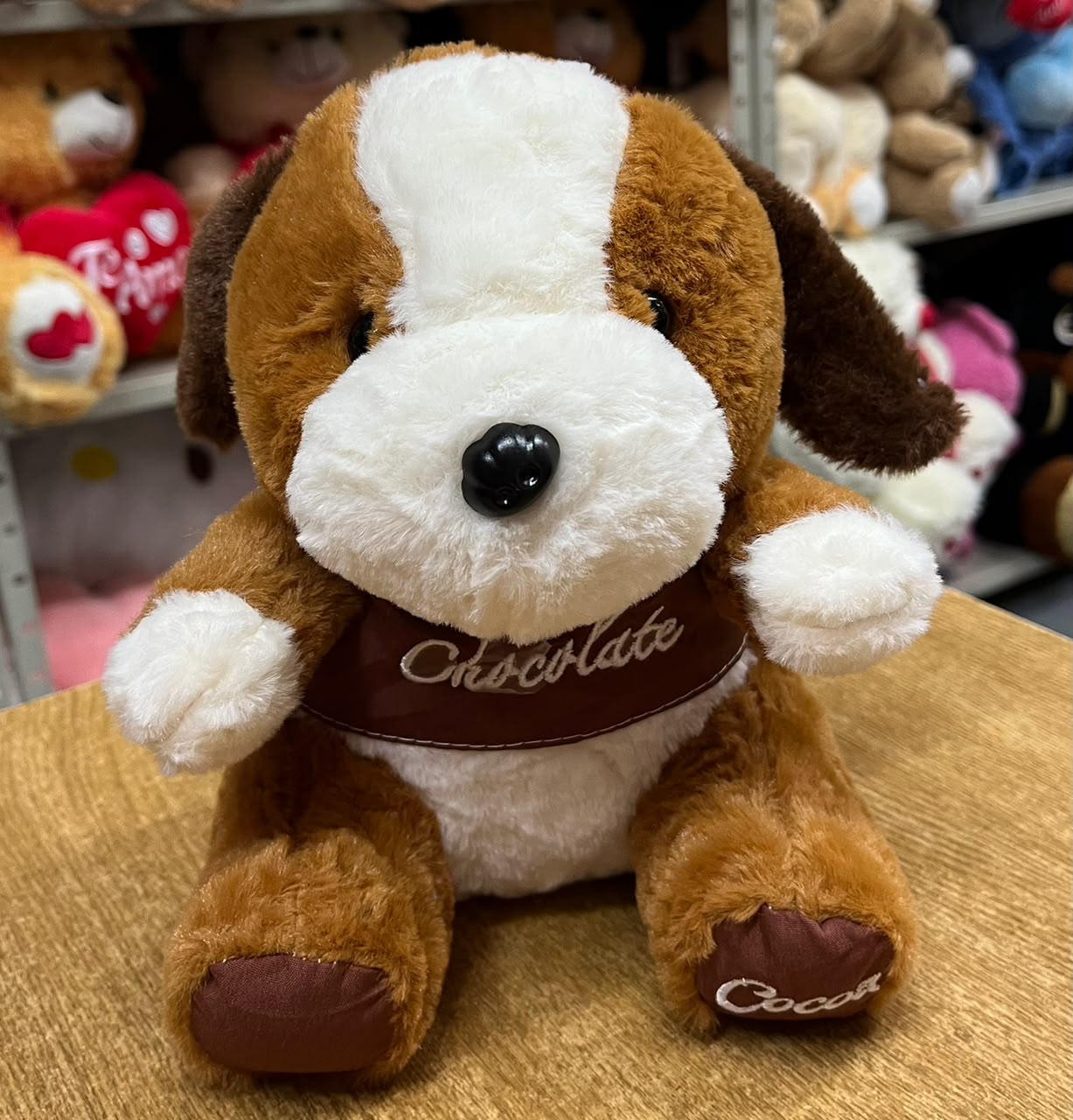 PERRO CHOCOLATE 22 CM