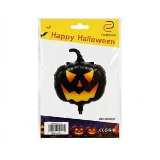 Globo mylar calabaza black 62x50cm
