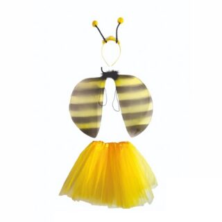 SET DISFRAZ ALITAS ABEJITA - 3 PIEZAS